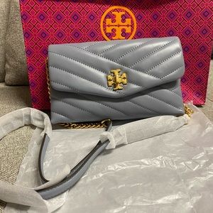 Tory Burch Kira Chevron Chain Wallet
